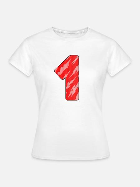 1 - Frauen T-Shirt - Weiß