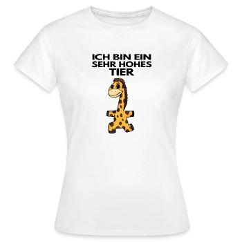 Teamleiter Giraffe Trainer Leitung Chef - Frauen T-Shirt - Weiß - Vorne - AI Model Female 172 dark (172cm)