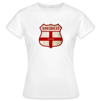 Armoiries de Birkenhead Angleterre - T-shirt Femme - blanc - Devant - AI Model Female 172 dark (172cm)