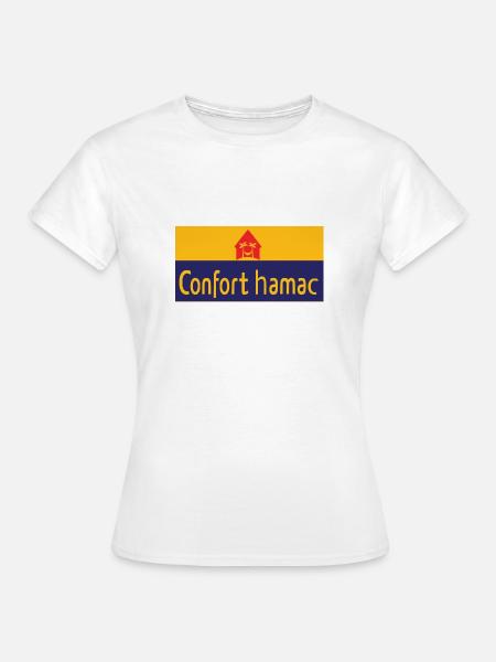 Hängemattenkomfort - Frauen T-Shirt - Weiß