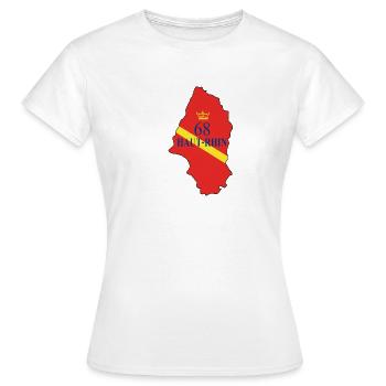 Haut-Rhin - T-shirt Femme - blanc - Devant - AI Model Female 172 dark (172cm)