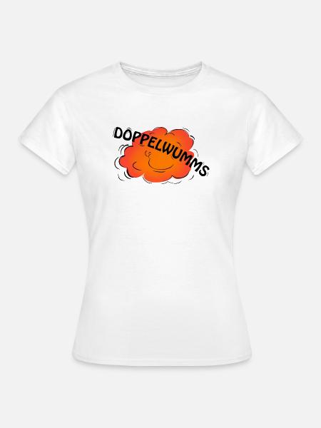 Doppelwumms - Frauen T-Shirt - Weiß