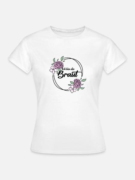 Die Braut Junggesellinnenabschied - Frauen T-Shirt - Weiß