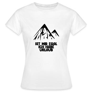 Urlaub - Frauen T-Shirt - Weiß - Vorne - AI Model Female 172 dark (172cm)