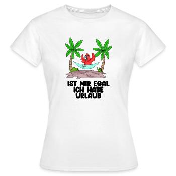 Urlaub - Frauen T-Shirt - Weiß - Vorne - AI Model Female 172 dark (172cm)