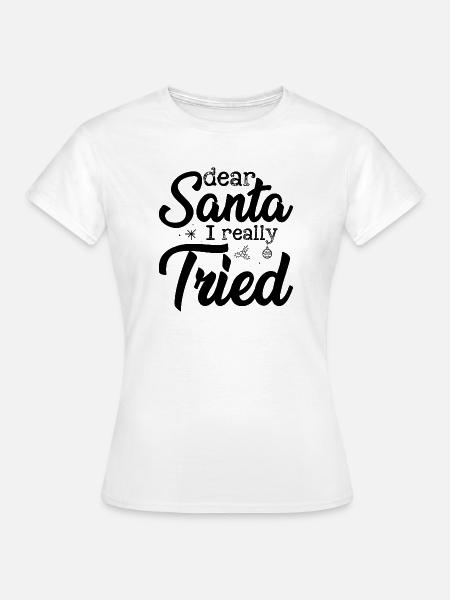 Winterlicher Schneeflocken-Kamm - Frauen T-Shirt - Weiß