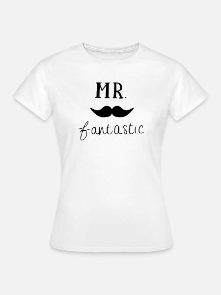 Mr. fantastic - Frauen T-Shirt - Weiß