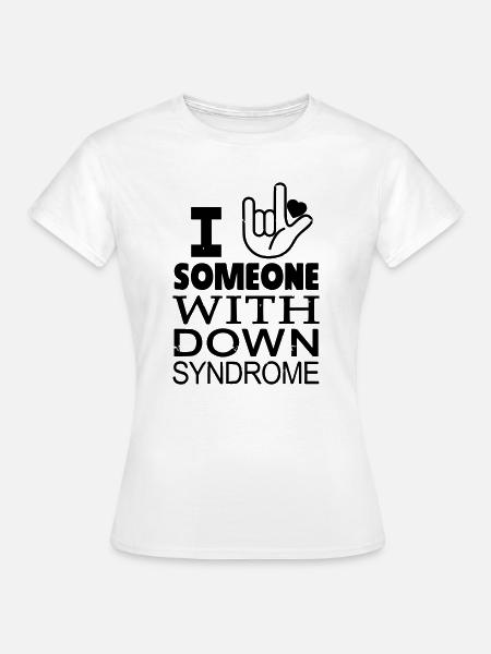 Down-Syndrom Liebhaber - Frauen T-Shirt - Weiß