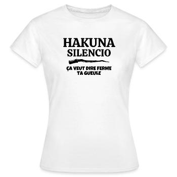 magie, sorcier, potion magique, jeter un sort - T-shirt Femme - blanc - Devant - AI Model Female 172 dark (172cm)