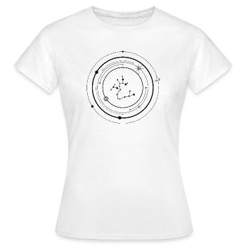 Sagittarius Zodiac - Women's T-Shirt - white - Front - AI Model Female 172 dark (172cm)
