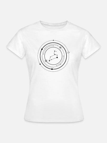 Löwe Tierkreis - Frauen T-Shirt - Weiß