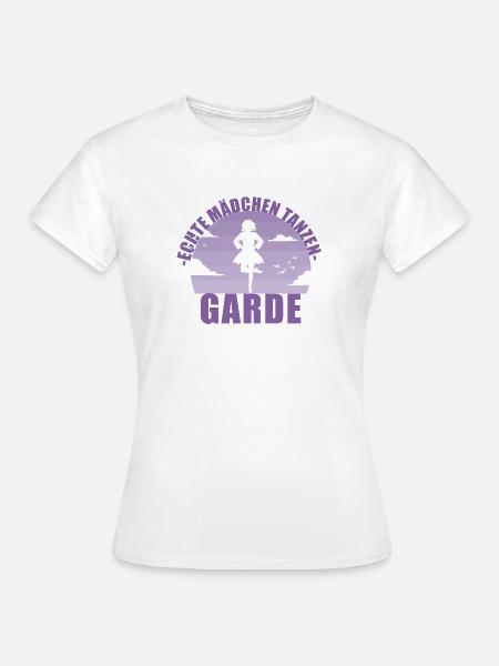 Garde Fasching Karneval Tanzen Geschenk - Frauen T-Shirt - Weiß
