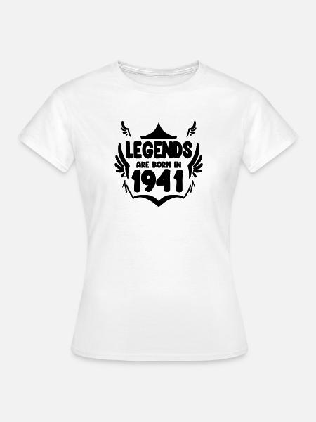 1941 - Jahrgang 1941 - Frauen T-Shirt - Weiß