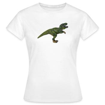Tom T-Rex - T-shirt Femme - blanc - Devant - AI Model Female 172 dark (172cm)