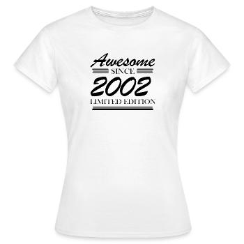 2002 - Jahrgang 2002 - Fantastisch seit 2002 - Frauen T-Shirt - Weiß - Vorne - AI Model Female 172 dark (172cm)