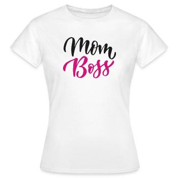 Best Mom  - Women's T-Shirt - white - Front - AI Model Female 172 dark (172cm)