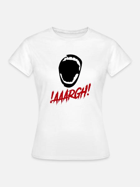 Argh!!! Schreien!!! - Frauen T-Shirt - Weiß