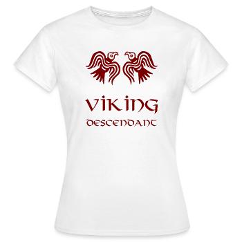Viking Descendant Rust - Women's T-Shirt - white - Front - AI Model Female 172 dark (172cm)