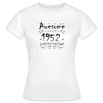 1952 - Women's T-Shirt - white - Front - AI Model Female 172 dark (172cm)