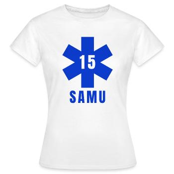UAS, Notfälle, Krankenwagen - Frauen T-Shirt - Weiß - Vorne - AI Model Female 172 dark (172cm)