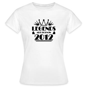 2012 - Promotion 2012 - T-shirt Femme - blanc - Devant - AI Model Female 172 dark (172cm)