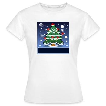 CHRISTMAS PLUMBER SANITARY FACILITIES PÖMPEL - Women's T-Shirt - white - Front - AI Model Female 172 dark (172cm)