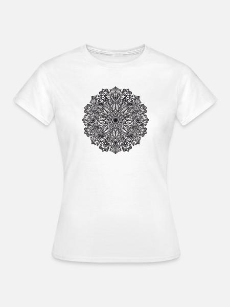 Mandala - Frauen T-Shirt - Weiß