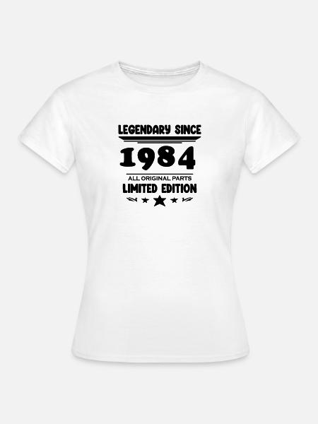 1984 - Jahrgang 1984 - Baujahr 1984 - Frauen T-Shirt - Weiß