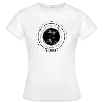 Étincelle de minuit - T-shirt Femme - blanc - Devant - AI Model Female 172 dark (172cm)