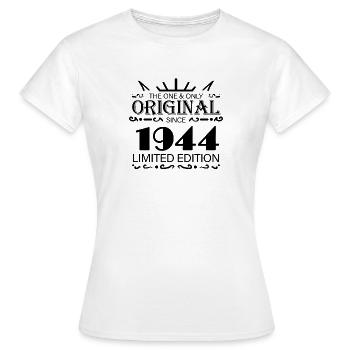 1944 - Baujahr 1944 - Jahrgang 1944 - Frauen T-Shirt - Weiß - Vorne - AI Model Female 172 dark (172cm)