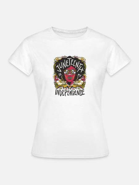 Unabhängige Ikone: Farbexplosion - Frauen T-Shirt - Weiß