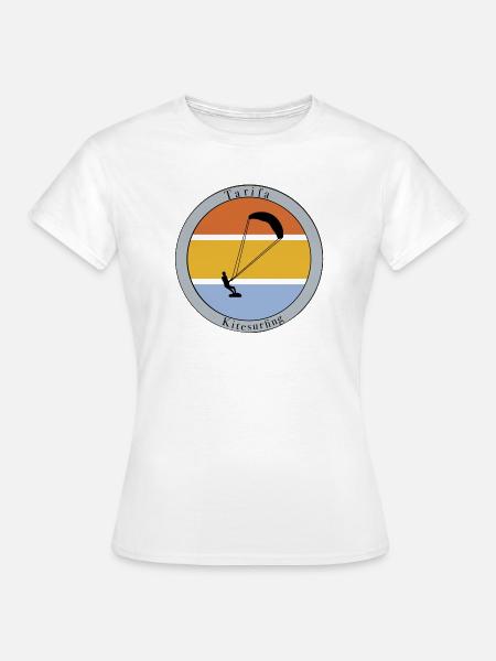 Kitesurfing Taria Logo - Frauen T-Shirt - Weiß