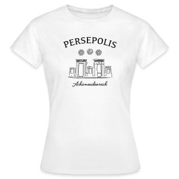 Iran, Persépolis, site de fouilles - T-shirt Femme - blanc - Devant - AI Model Female 172 dark (172cm)