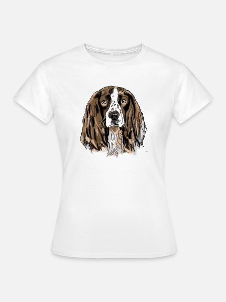 Spaniel - Frauen T-Shirt - Weiß