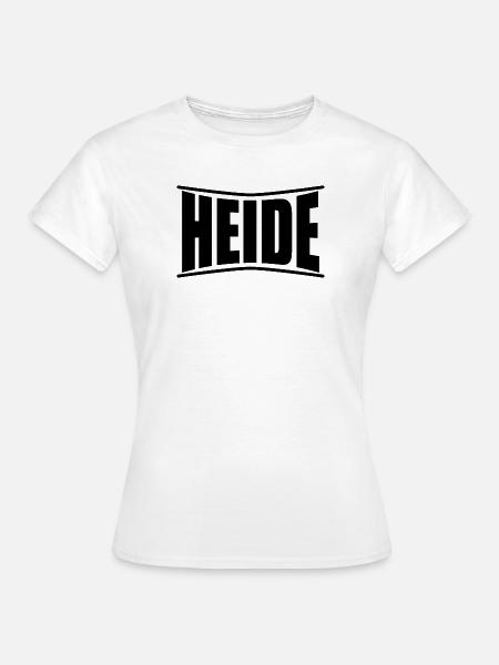T-Shirt Heide T-Shirt Geschenkidee - Frauen T-Shirt - Weiß
