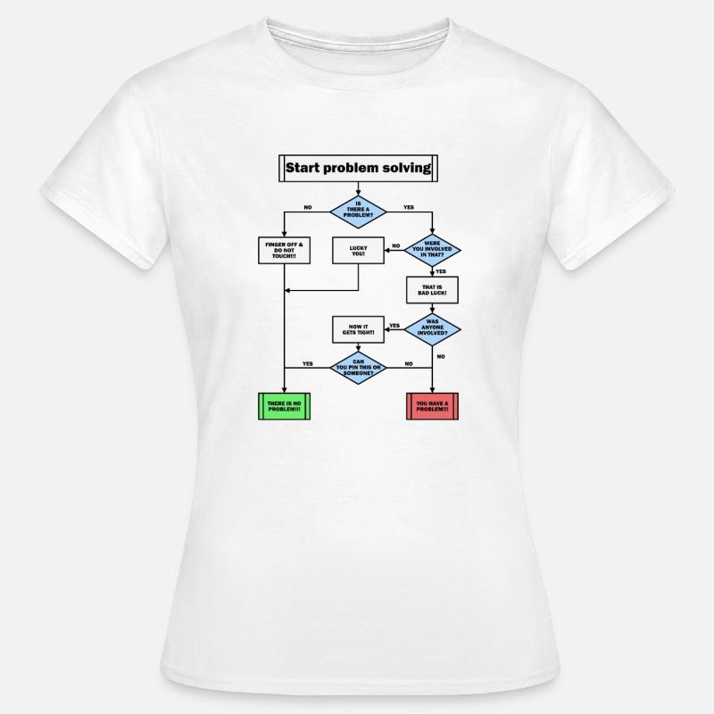 Problem solving! - Women's T-Shirt - white