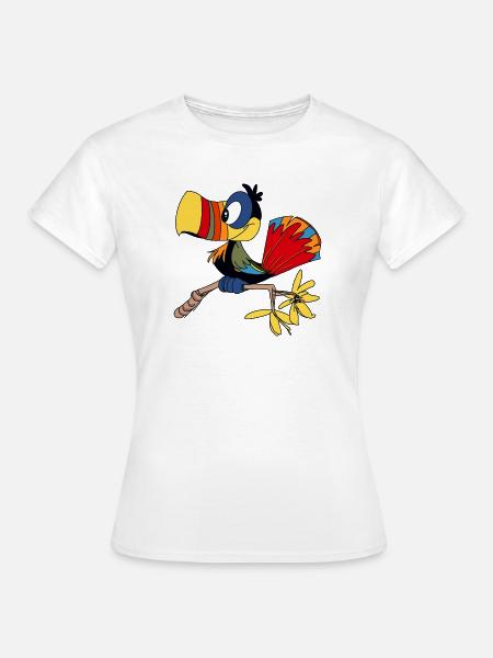 Papagei - Frauen T-Shirt - Weiß