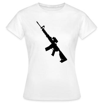 Colt c7 - T-shirt Femme - blanc - Devant - AI Model Female 172 dark (172cm)