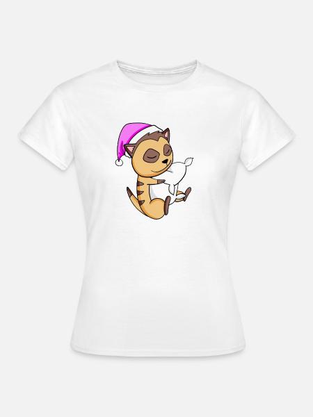 Erdmännchen - Frauen T-Shirt - Weiß