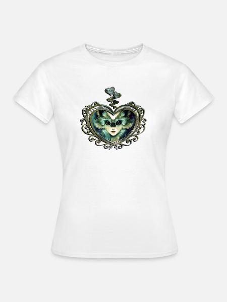 Das weise und wunderbare Eulenmädchen - Frauen T-Shirt - Weiß