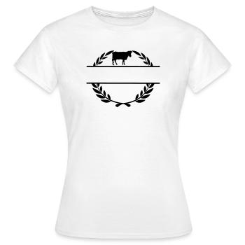 Fier de la vache fermière - T-shirt Femme - blanc - Devant - AI Model Female 172 dark (172cm)