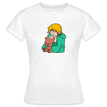 Pop Culture Anime Manga Cartoon Cosplay - Women's T-Shirt - white - Front - AI Model Female 172 dark (172cm)