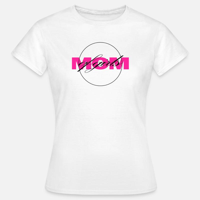 Modern Neon Letters with Script Overlay - Women's T-Shirt - white