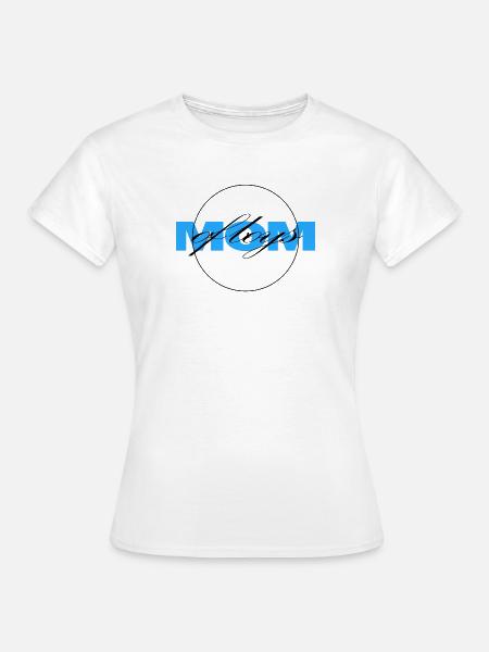 MOM OF BOYS - Frauen T-Shirt - Weiß