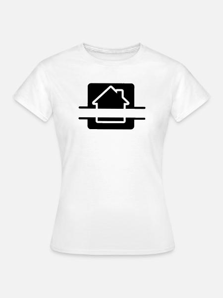 Logo für Hausimmobilienmakler - Frauen T-Shirt - Weiß