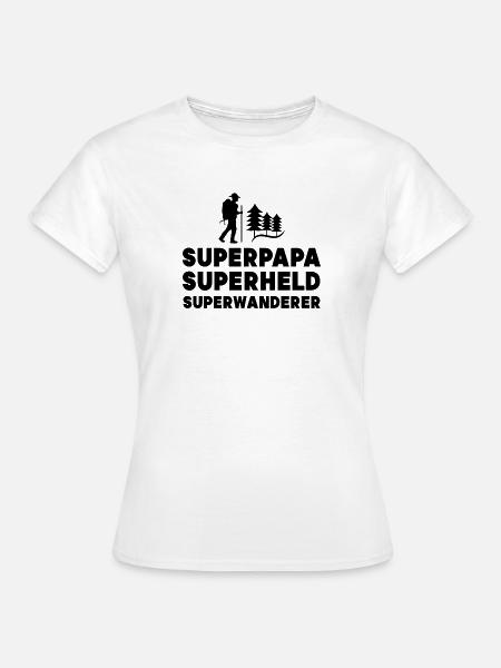 Wandern Wanderer Statement Bergwanderung Natur - Frauen T-Shirt - Weiß