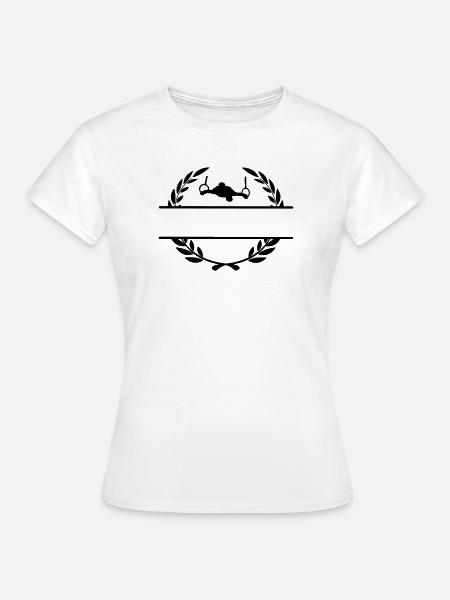Lorbeerkranzwender in den Ringen - Frauen T-Shirt - Weiß