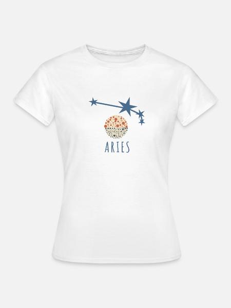 Das Sternbild Widder - Frauen T-Shirt - Weiß