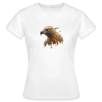 American eagle - Women's T-Shirt - white - Front - AI Model Female 172 dark (172cm)