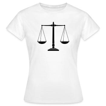 Dish scale - Women's T-Shirt - white - Front - AI Model Female 172 dark (172cm)